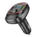 Hoco E76 Car Bluetooth FM Transmitter - Hands-Free Charger | Dubai UAE